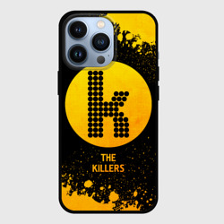 Чехол для iPhone 13 Pro The Killers - gold gradient