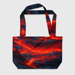 Пляжная сумка 3D Текущая магма