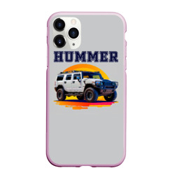 Чехол для iPhone 11 Pro Max матовый Нейросеть - Hummer рисунок