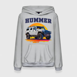 Женская толстовка 3D Нейросеть - Hummer рисунок