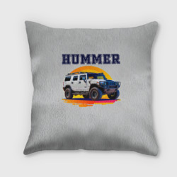 Подушка 3D Нейросеть - Hummer рисунок