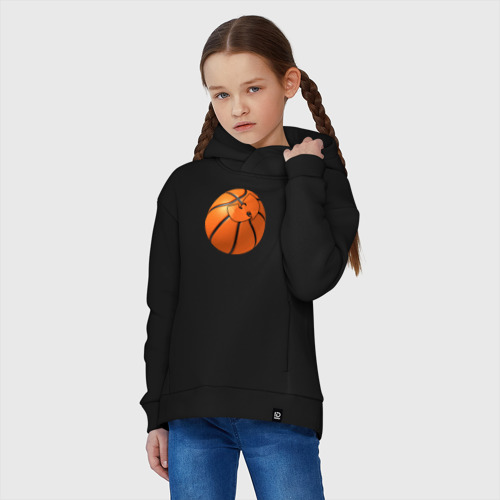 Детское худи Oversize хлопок Wu-Tang basketball, цвет черный - фото 3