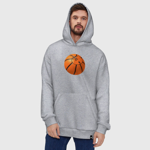 Худи SuperOversize хлопок Wu-Tang basketball, цвет меланж - фото 5