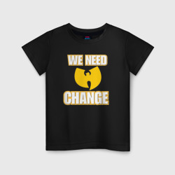 Детская футболка хлопок We need change