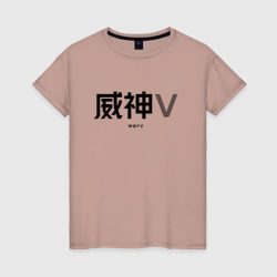 WayV logo – Женская футболка хлопок с принтом купить со скидкой в -20%