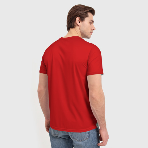 Мужская футболка 3D Лама - альпака в день Патрика, цвет 3D печать - фото 4