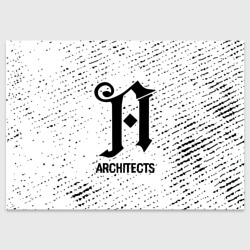 Поздравительная открытка Architects glitch на светлом фоне