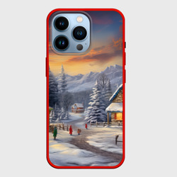 Мерцание праздничных огней – Чехол для iPhone 14 Pro с принтом купить