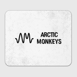 Arctic Monkeys glitch на светлом фоне по-горизонтали – Прямоугольный коврик для мышки с принтом купить