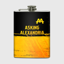 Фляга Asking Alexandria - gold gradient посередине