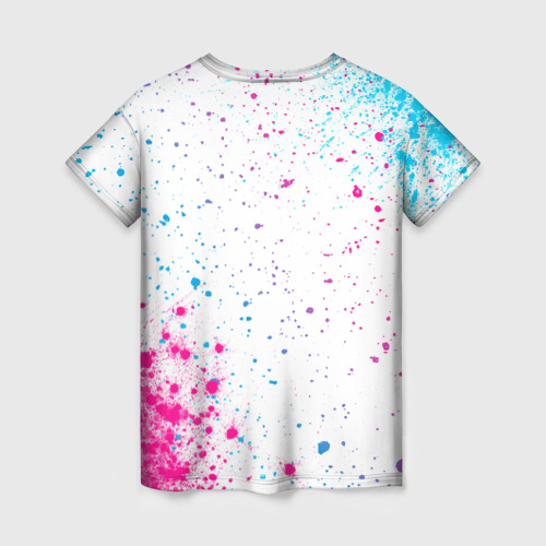 Женская футболка 3D OneRepublic neon gradient style вертикально, цвет 3D печать - фото 2