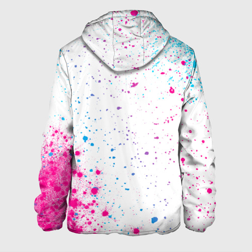 Мужская куртка 3D OneRepublic neon gradient style вертикально, цвет 3D печать - фото 2