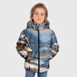 Зимняя куртка для мальчиков 3D Оазис тепла и уюта в холодном зимнем мире - фото 2