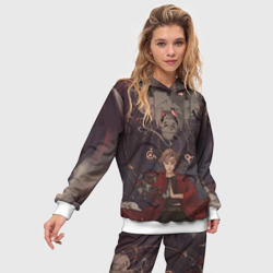 Женский костюм с толстовкой 3D Стальной алхимик - два брата - фото 2