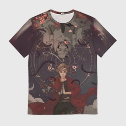 Мужская футболка 3D Стальной алхимик - два брата