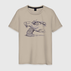 Мужская футболка хлопок Черепаха сухопутная