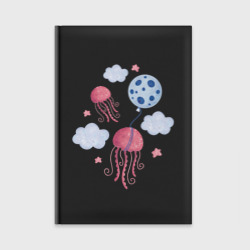 Ежедневник Медуза летает в облаках на воздушном шаре
