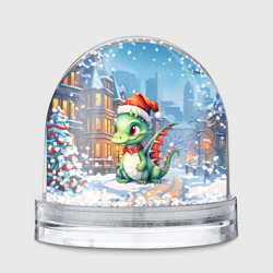Дракон зимний холод – Игрушка Снежный шар с принтом купить со скидкой в -20%