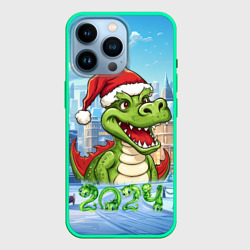 Малыш новогодний  дракончик 2024 – Чехол для iPhone 14 Pro с принтом купить