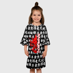 Детское платье 3D Samurai japan symbol - фото 2