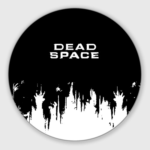 Круглый коврик для мышки Dead Space монстры космоса