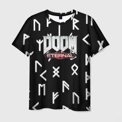 Doom Eternal mars symbol demon – Мужская футболка 3D с принтом купить со скидкой в -26%