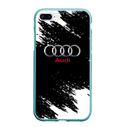 Чехол для iPhone 7Plus/8 Plus матовый AUDI sport краски