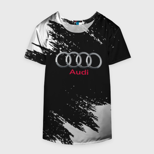 Накидка на куртку 3D AUDI sport краски, цвет 3D печать - фото 4