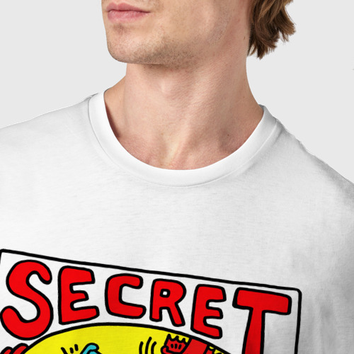 Мужская футболка хлопок Secret pastures, цвет белый - фото 6