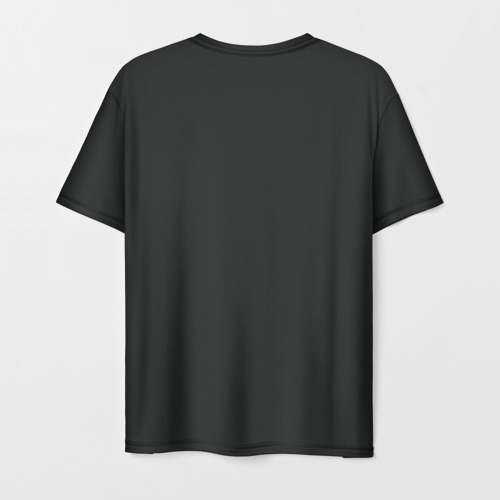 Мужская футболка 3D с принтом Викинг - воин, вид сзади #1