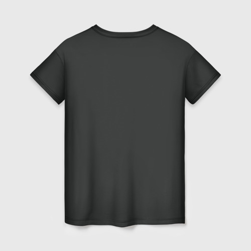 Женская футболка 3D с принтом Викинг - воин, вид сзади #1