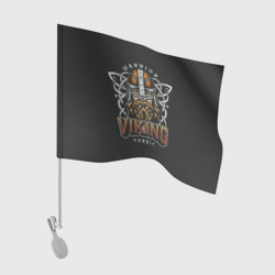 Флаг для автомобиля Викинг - воин