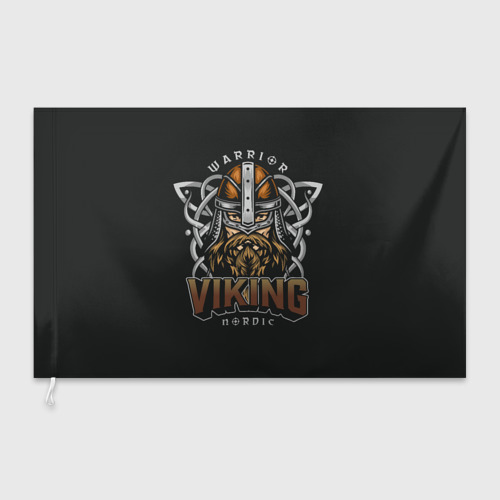 Флаг 3D Викинг - воин - фото 3