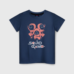 Светящаяся детская футболка Чиби стражи - Игра в кальмара