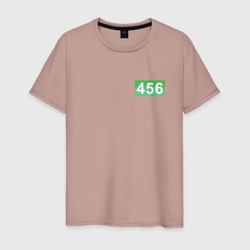 Номер 456 - Игра в кальмара – Светящаяся мужская футболка с принтом купить со скидкой в -20%