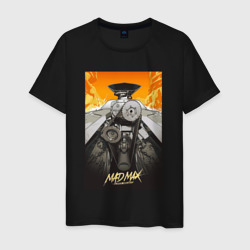 Безумный Макс - мотор – Мужская футболка хлопок с принтом купить со скидкой в -20%