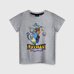 Детская футболка хлопок Rayman and Globox fight
