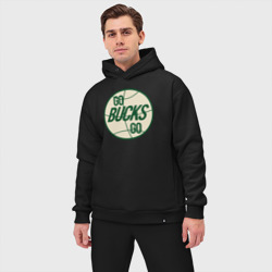 Мужской костюм oversize хлопок Go bucks go - фото 2