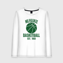 Женский лонгслив хлопок Milwaukee basketball 1968