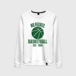 Женский свитшот хлопок Milwaukee basketball 1968