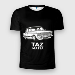 Мужская футболка 3D Slim TAZ Mafia 