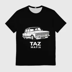Мужская футболка 3D TAZ Mafia 