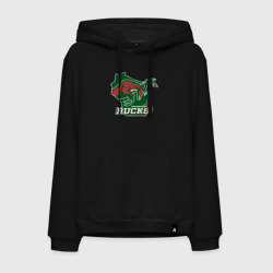 Мужская толстовка хлопок Milwaukee bucks