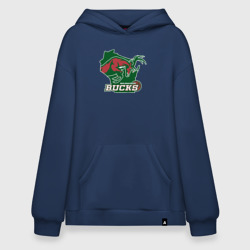 Худи SuperOversize хлопок Milwaukee bucks