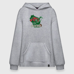 Худи SuperOversize хлопок Milwaukee bucks