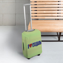 Чехол для чемодана 3D Я люблю Суздаль - фото 2