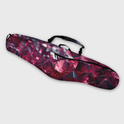 Фиолетовые и  розовые алмазы  – Чехол для сноуборда 3D с принтом купить со скидкой в -14%