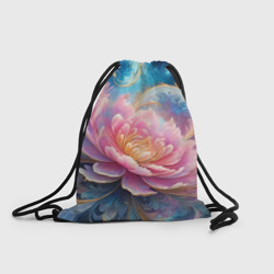 Рюкзак-мешок 3D Цветок в космосе