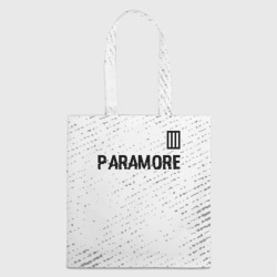 Шоппер 3D Paramore glitch на светлом фоне посередине