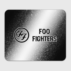 Прямоугольный коврик для мышки Foo Fighters glitch на светлом фоне по-горизонтали